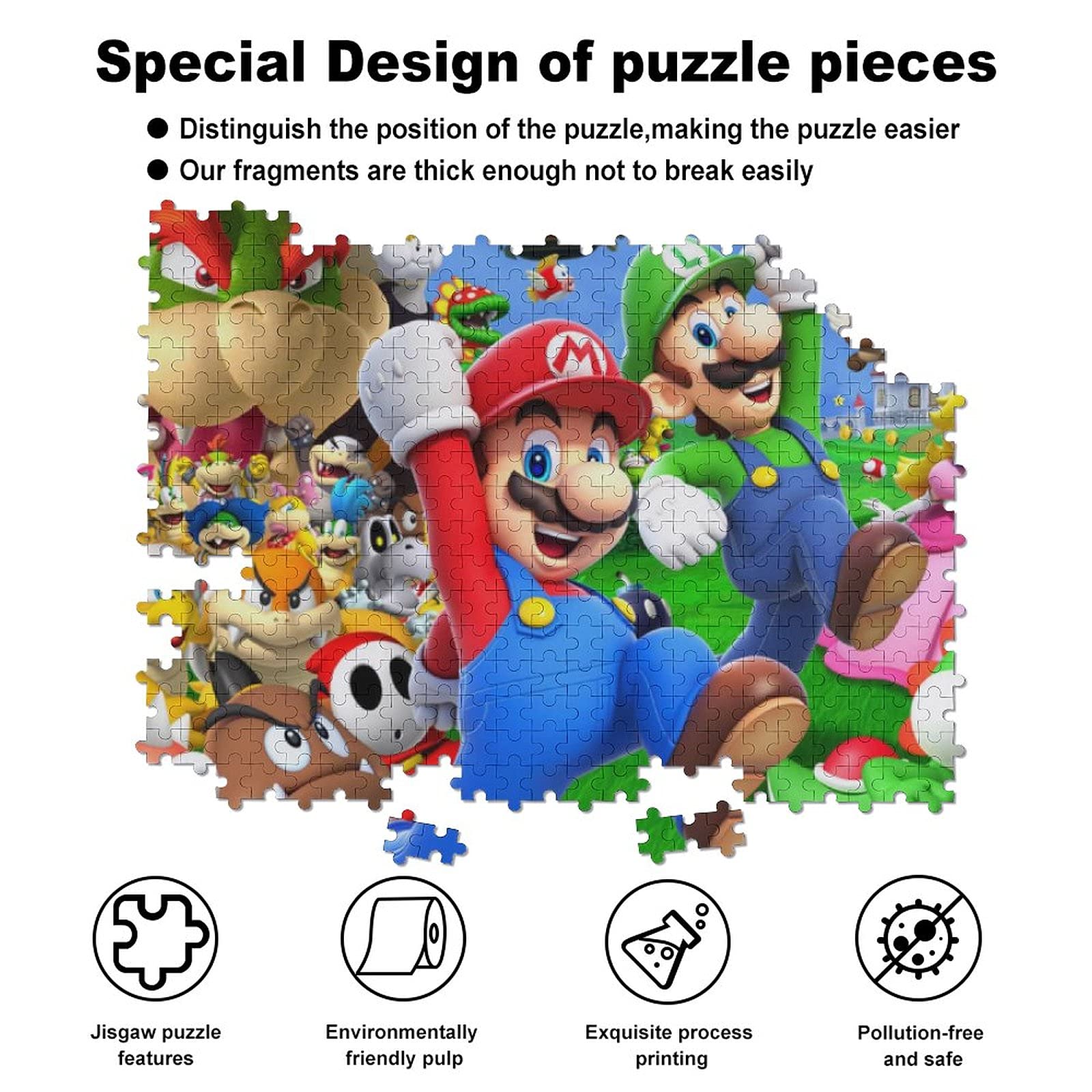 Amazon.co.jp: スーパーマリオ 300/500/1000ピース ジグソーパズル